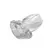 Glory Gape Transparent Hollow Anal Plug Large - Anatomical Model
