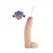 XR Brands Loadz Dual Density Squirting Model 18 cm Beige