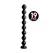 XR Brands Bead Snake Fleksibilni Sistem 19 Kugli 48 cm Crni