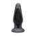 Zeus Estim Silicone Anal Plug Large - Electro-Stimulation, Black