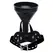 XR Brands Latrine Extreme Podesivi Levkasti Gag Sistem Crni