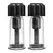 XR Brands Black Max Precision Suction System for Nipple Stimulation - 2 pcs