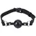 Doc Johnson Gag Lopta Veganska Koža Podesivi Crni 55mm