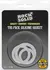 Oxballs Tri-Pack Set silikonskih udobnih prstenova - 3 veličine, izdržljivi crni