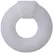 Rock Solid The Mega Ring Anatomski silikonski potporni prsten crni