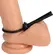XR Brands The Lasso Double Lock Adjustable Silicone Restraint Black