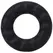Rock Solid Fat Tire Silicone Wide Ring with Tread Pattern, Black
