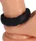Rock Solid Fat Tire Silicone Wide Ring with Tread Pattern, Black