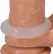 Rock Solid Ribbed Donut Ring - Textured Silicone, Black, Stretch Fit