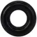 Rock Solid Ribbed Donut Ring - Textured Silicone, Flexible, Black