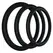 Rock Solid The Gasket Set od 3 TPE Anatomska Prstena Crni