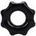Rock Solid The Gear Silicone Ring - Flexible Anatomical Design, Black
