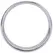 Rock Solid Brushed Alloy Ring Extra Large - Seamless Aluminum Design