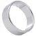 Rock Solid Brushed Alloy Ring Extra Large - Seamless Aluminum Design