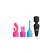 XR Brands Mini Wand Massager Set sa 3 funkcionalna nastavka - Kompaktan
