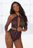 Dreamgirl Čipkasti Halter Teddi One Size - Podesivi Strappy Dizajn