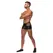 Male Power Cage Matte Short XL - Strapped Cutout Hip Boxer