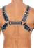 Z Series Leather Chest Harness S/M with Stainless Steel Accents