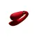 Fanfan Couples Massager Set Bright Red Bluetooth 8 Modes Silicone