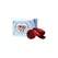 Fanfan Couples Massager Set Bright Red Bluetooth 8 Modes Silicone