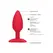 Shots Glow Large Heating Vibrating Plug - Magnetic, Medical Silicone