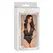 Magic Silk Exposed Deep V Teddy L/XL Satin Mesh Snap Closure