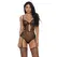 Enticing Vixen Lingerie Teddy S with Garter Straps, Black, Soft Cup