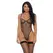 Fantasy Lingerie You Caught Me Teddy L - elegantan bodysuit sa visokim krojom