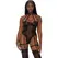 Fantasy Lingerie Watch Her Bloom Lace Mesh Teddy XL Crna