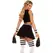 Dreamgirl Cheerleader Costume Set S/M - Blue & White, Crop Top & Skirt