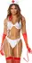 Leg Avenue Nurse Me Nurse Costume Set S/M White-Red 5-Piece