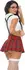 Teach Me Costume Set M/L - Plaid Skirt, Top, Suspenders & Glasses