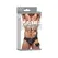 Male Power Zip Bikini M Black Wet Look Stretch Fabric