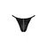 Male Power Landing Strip Micro Thong S/M - Black Minimalist Design