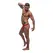 Male Power Pure Comfort Modal Bong Thong L/XL Red Support Pouch