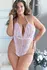 Dreamgirl Lace Teddy Open Cup Design Plus Size 2X/3X Black