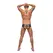 Male Power Checked Mate Cut Out Jock L/XL Proziran Uzorkovan Pojas
