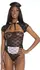 Dreamgirl Maid Teddy One Size - Lace Costume Set with Bolero & Headband