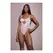 Leg Avenue Twist Cup Teddy Pink - One Size, Elegantan Čipkasti Dizajn