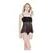Dreamgirl Babydoll Black One Size - Elegant Mesh Lingerie with Ruffles