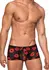 Male Power Kiss Me Mini Short M Black - Low Rise, Comfort Fit, High Cut
