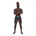 Male Power Uplift Mini Short M Black Satin Waistband Comfort Fit