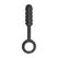 SONO No.61 Black Silicone Model with Metal Ring - Ergonomic Design