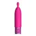 Twinkle Rechargeable Silicone Bullet - Compact Intimate Massager, Pink