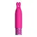 Twinkle Rechargeable Silicone Bullet - Compact Intimate Massager, Pink