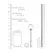 Mystim Ribbed Stainless Steel Urethral Sounding Rod 8 mm