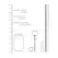 Mystim Ribbed Hollow Urethral Sound 7.5 mm Stainless Steel