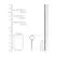 Mystim Metal Urethral Sounding Rod with O-Ring, Silver, 9 cm
