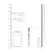 Long Hollow Urethral Sound Model 0.3 / 8 mm Stainless Steel with O-Ring