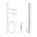 Mystim Smooth Urethral Sounding Rod Stainless Steel 8mm with O-Ring